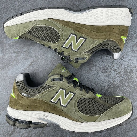 Mens New Balance Running Shoes Size 11 ML2002RG Camo Green Olive Classics NWB - Picture 5 of 12